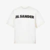 Jil Sander Logo-print Boxy-fit Cotton-jersey T-shirt 2 Jil Sander Logo-print Boxy-fit Cotton-jersey T-shirt -Closet By She R04173120 102 M