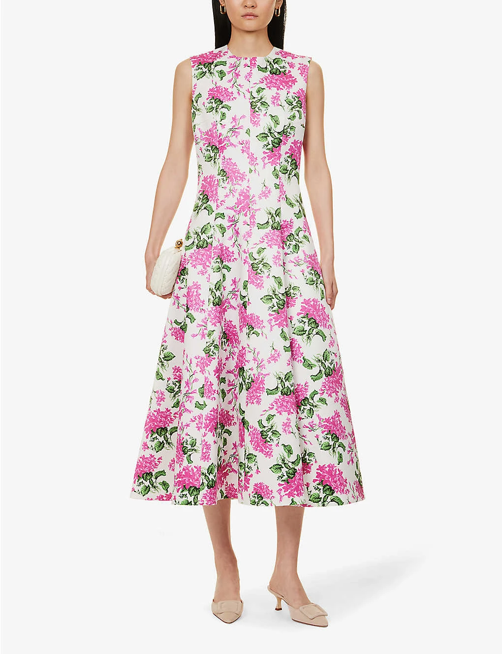Mara Floral-print Woven Midi Dress 4 Mara Floral-print Woven Midi Dress - Image 2