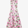 Mara Floral-print Woven Midi Dress