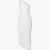 Norma Kamali Diana Ruched Stretch-woven Maxi Dress -Closet By She R04179603 SNOWWHITE M