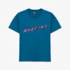 THE KOOPLES Logo-print Cotton-jersey T-shirt -Closet By She R04180583 MEDIUMBLUE M
