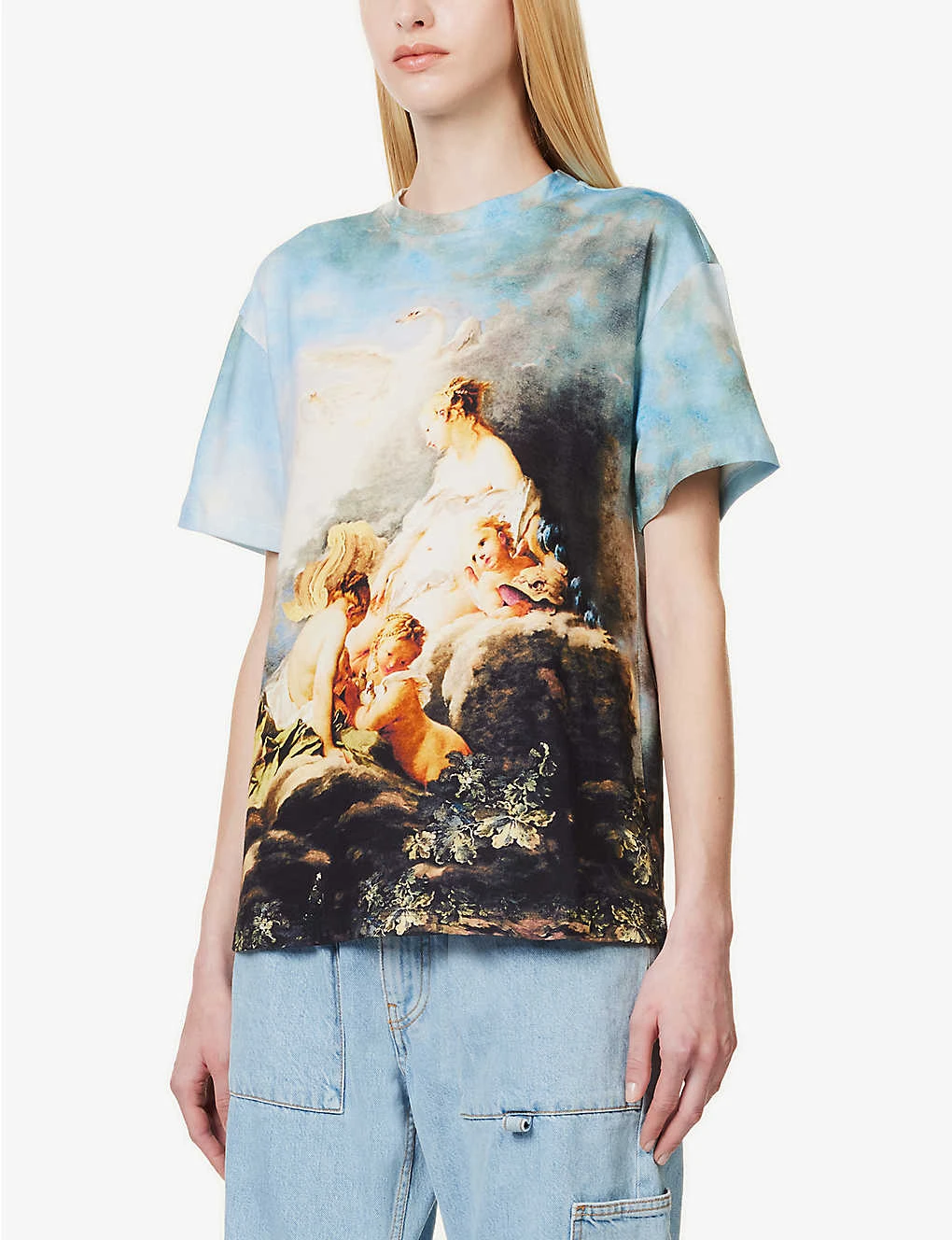 Roberto Cavalli Graphic-print Short-sleeved Cotton-jersey T-shirt 5 Roberto Cavalli Graphic-print Short-sleeved Cotton-jersey T-shirt - Image 3