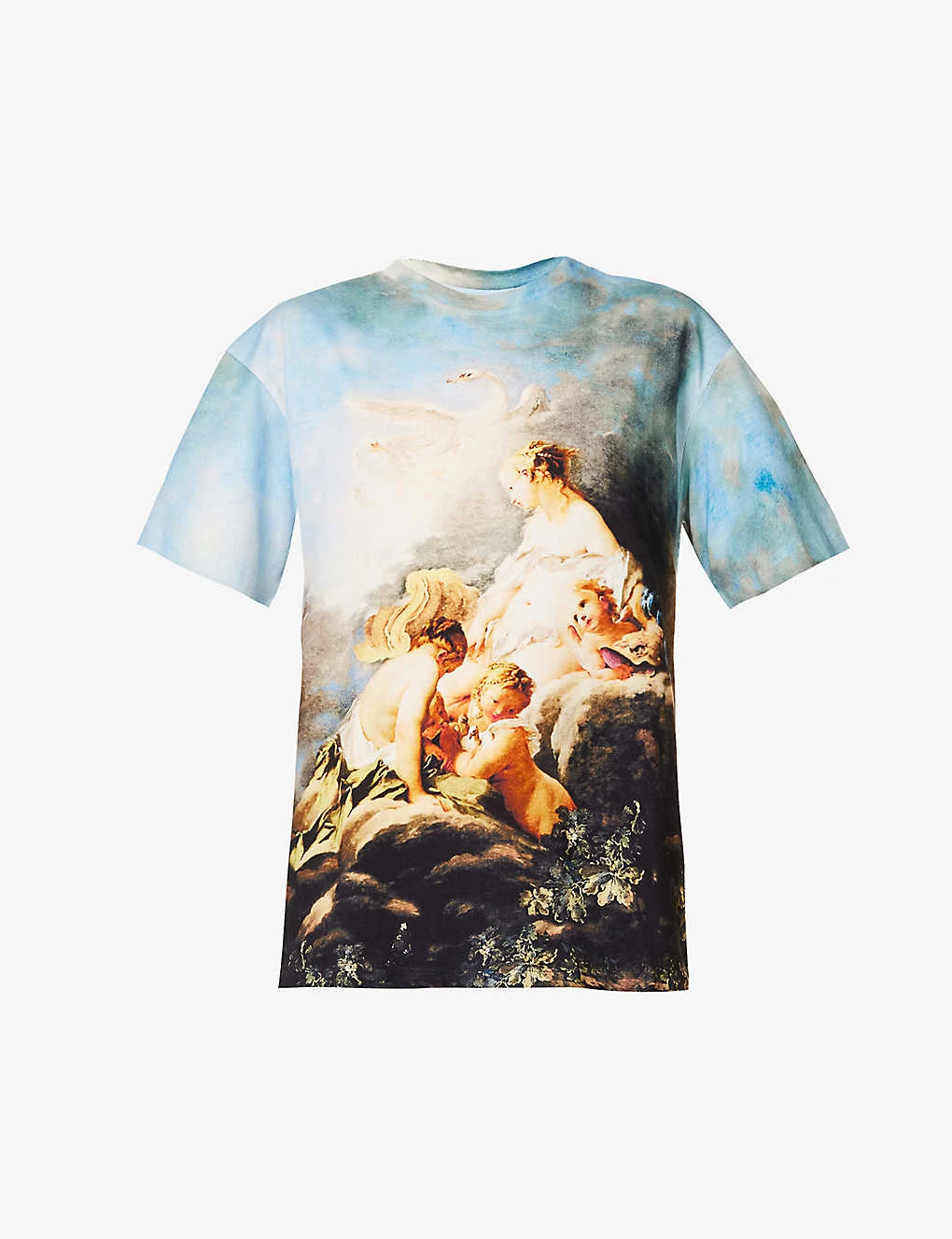 Roberto Cavalli Graphic-print Short-sleeved Cotton-jersey T-shirt 3 Roberto Cavalli Graphic-print Short-sleeved Cotton-jersey T-shirt