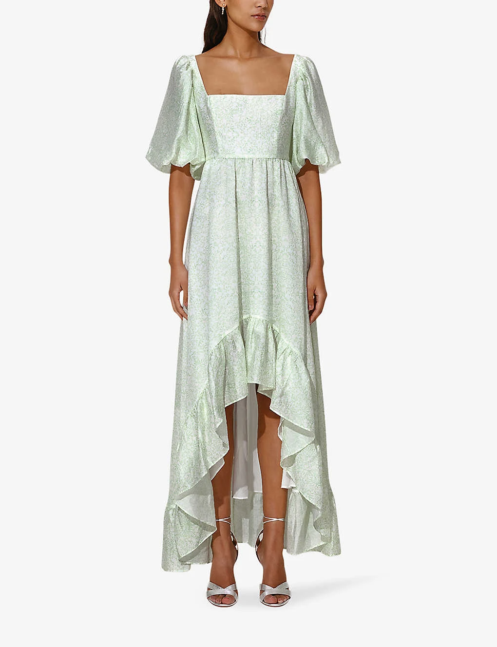 By Malina Amina Puff-sleeve Woven Maxi Dress 4 By Malina Amina Puff-sleeve Woven Maxi Dress - Image 2