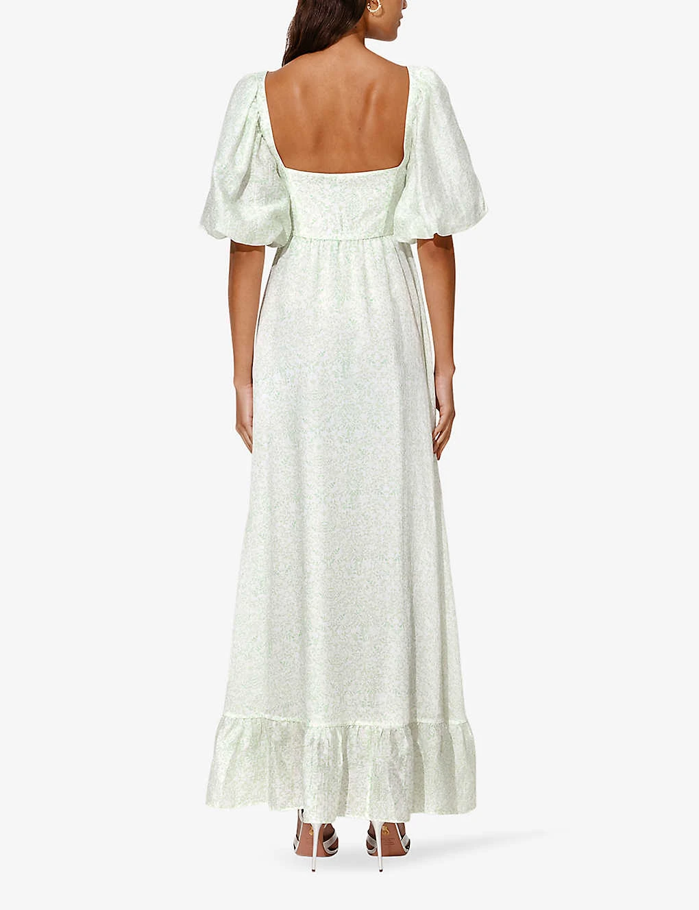 By Malina Amina Puff-sleeve Woven Maxi Dress 5 By Malina Amina Puff-sleeve Woven Maxi Dress - Image 3
