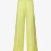 ME AND EM Summer Straight-leg Mid-rise Stretch-woven Trousers -Closet By She R04181886 CITRONELLE M