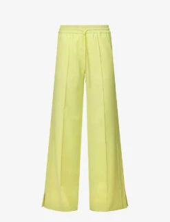 ME AND EM Summer Straight-leg Mid-rise Stretch-woven Trousers