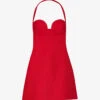 Magda Butrym Sweetheart-neck Structured-cup Wool Mini Dress