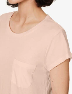 Carissa Short-sleeved Organic-cotton Mini Dress -Closet By She R04183733 PEARLPINK ALT03