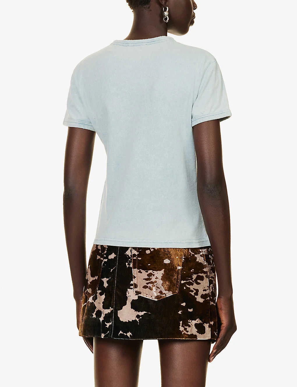 Acne Studios Etza Brand-print Cotton T-shirt 6 Acne Studios Etza Brand-print Cotton T-shirt - Image 4