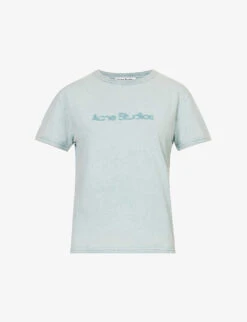 Acne Studios Etza Brand-print Cotton T-shirt