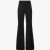 Acne Studios Pinna Flared Mid-rise Woven Trousers -Closet By She R04185163 BLACK M