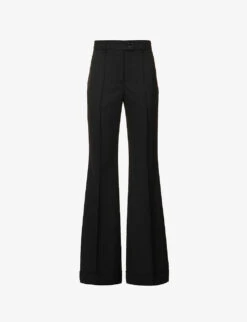 Acne Studios Pinna Flared Mid-rise Woven Trousers