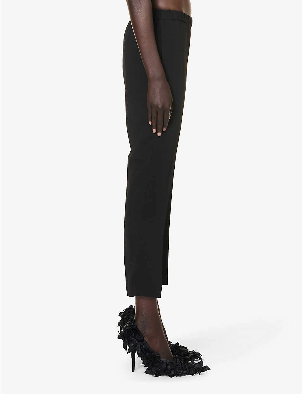 Dries Van Noten Pressed-crease Cropped Straight-leg Mid-rise Woven Trousers 4 Dries Van Noten Pressed-crease Cropped Straight-leg Mid-rise Woven Trousers - Image 3