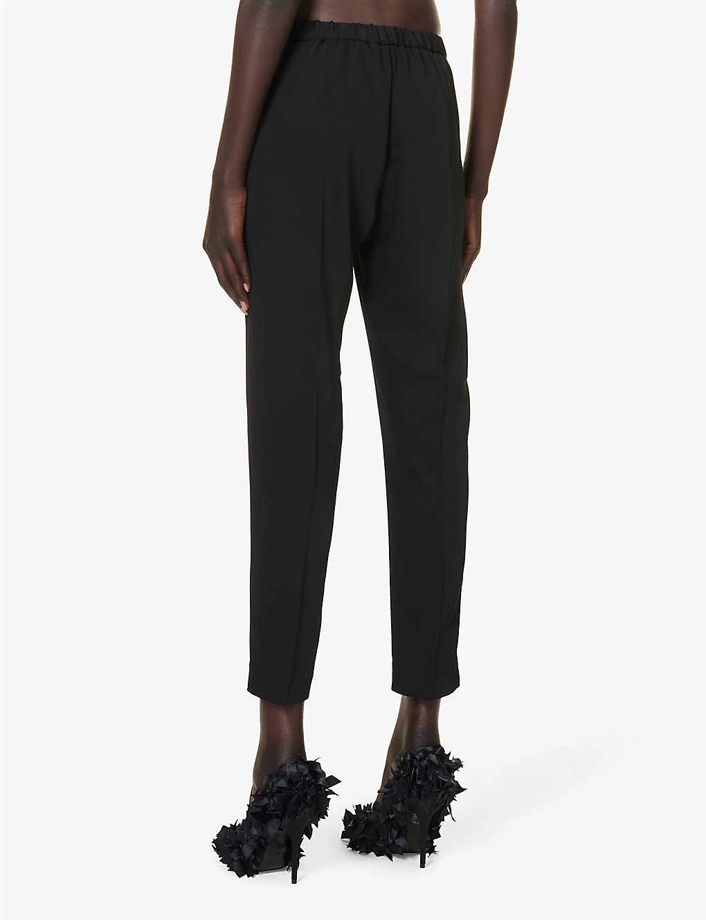 Dries Van Noten Pressed-crease Cropped Straight-leg Mid-rise Woven Trousers 5 Dries Van Noten Pressed-crease Cropped Straight-leg Mid-rise Woven Trousers - Image 4