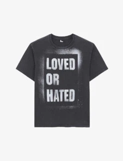 THE KOOPLES Logo Text-print Cotton-jersey T-shirt