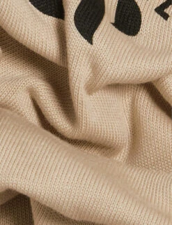 CLAUDIE PIERLOT Logo-print Cropped Cotton T-shirt -Closet By She R04189960 NATURELS ALT04