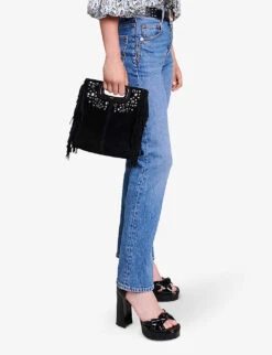 Maje Penelope Straight-leg Stretch-denim Jeans 8 Maje Penelope Straight-leg Stretch-denim Jeans -Closet By She R04190327 BLEUS ALT02