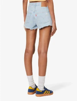 Levis 501 Original High-rise Stretch-denim Shorts -Closet By She R04191368 PROMISEME ALT03