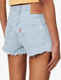 Levis 501 Original High-rise Stretch-denim Shorts -Closet By She R04191368 PROMISEME ALT05