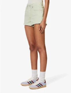 Levis 501 Original High-rise Denim Shorts -Closet By She R04191370 MYMUSESHORT ALT02