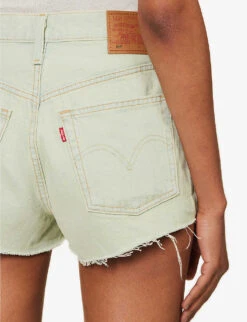 Levis 501 Original High-rise Denim Shorts -Closet By She R04191370 MYMUSESHORT ALT05