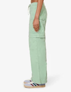 Levis Convertible Zipped Cotton-poplin Cargo Trousers -Closet By She R04191373 GRANITEGREEN ALT02