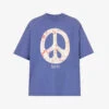 Levis Peace-sign Relaxed-fit Cotton-jersey T-shirt -Closet By She R04191379 FLORALPEACESIGNCR M