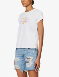 Levis Graphic Authentic Logo-print Cotton-jersey T-shirt -Closet By She R04191381 NEUTRALS ALT02