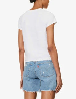 Levis Graphic Authentic Logo-print Cotton-jersey T-shirt -Closet By She R04191381 NEUTRALS ALT03