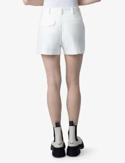 Zadig & Voltaire Please Crystal-embellished Stretch-woven Shorts -Closet By She R04191940 JUDO ALT03