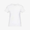 Uma Picot-trim Organic-cotton T-shirt 2 Uma Picot-trim Organic-cotton T-shirt -Closet By She R04193680 WHITE M