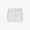 MOTHER SNACKS! Frayed Hem Denim Mini Skirt -Closet By She R04193827 BLUESLUSHIE M