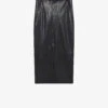IRO Nadia High-rise Straight-cut Leather Midi Skirt -Closet By She R04196541 BLA01 M