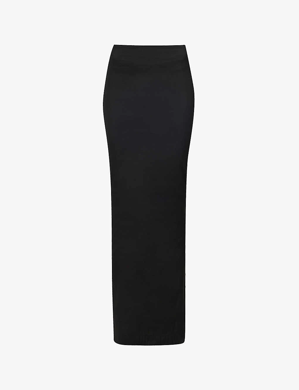 ALAIA Crepe-texture Elasticated-waistband Stretch-woven Maxi Skirt 3 ALAIA Crepe-texture Elasticated-waistband Stretch-woven Maxi Skirt