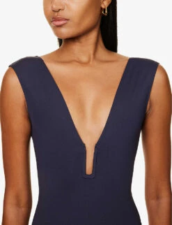 ERES Une Plunge-neck High-leg Swimsuit -Closet By She R04198487 BAINDEMINUIT ALT03