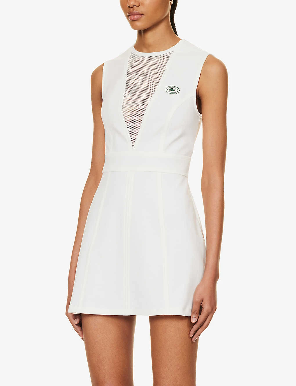 Lacoste X Sporty & Rich Tennis Stretch-woven Mini Dress 5 Lacoste X Sporty & Rich Tennis Stretch-woven Mini Dress - Image 3