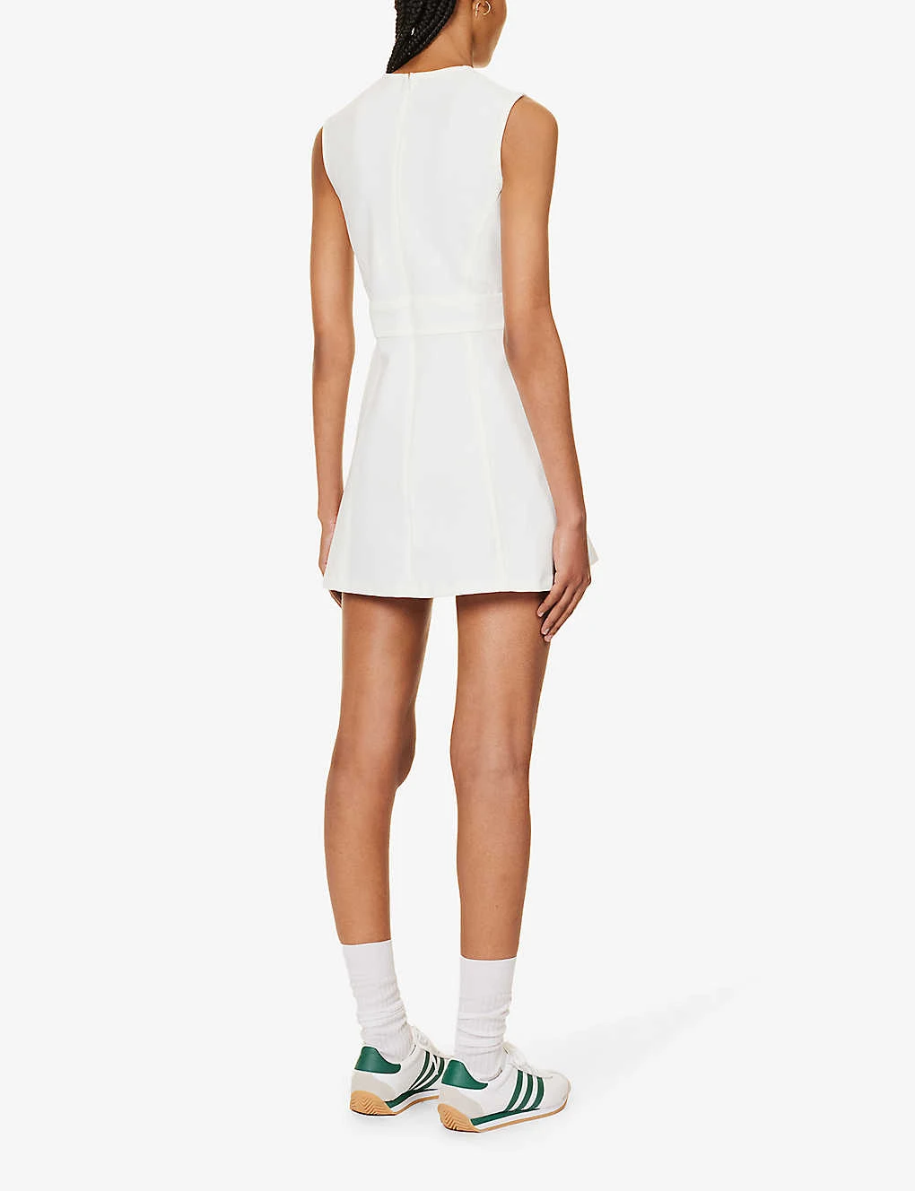Lacoste X Sporty & Rich Tennis Stretch-woven Mini Dress 6 Lacoste X Sporty & Rich Tennis Stretch-woven Mini Dress - Image 4