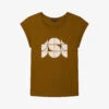 Soeur Valentina Logo-print Cotton-blend T-shirt -Closet By She R04205345 BRONZE M